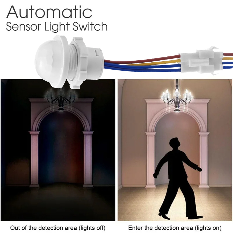 Smart Bulb - Motion Sensor สวิทช์ไฟ PIR Sensor สมาร์ทการตรวจจับสวิทช์