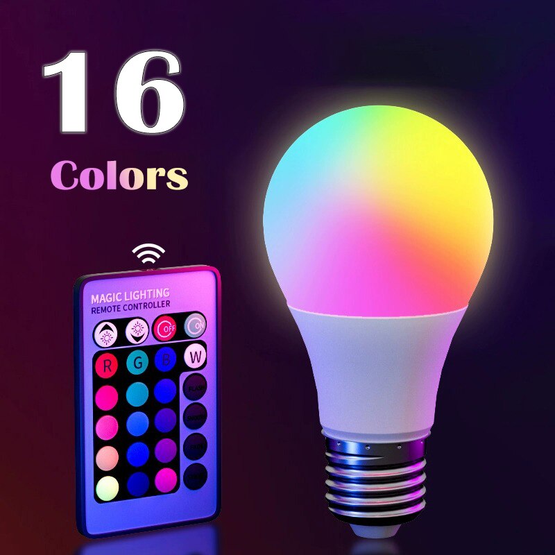 Smart Bulb - E27 220V 16 สี RGB หลอดไฟ
