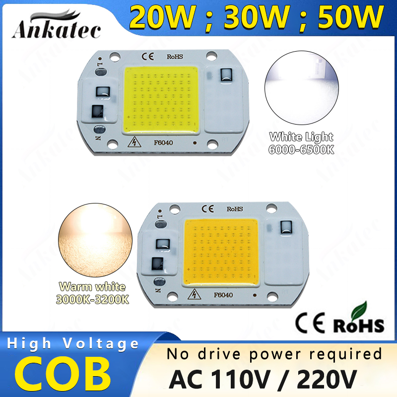 Smart Bulb - 3000K 6000K LED COB ชิปลูกปัด20W 30W