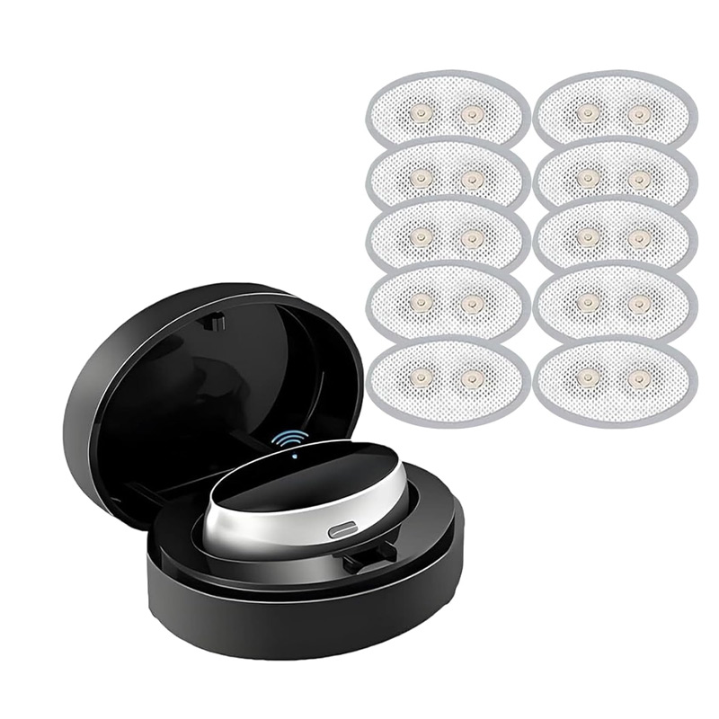 Smart Home Interior - เครื่องนวดคออัจฉริยะแบบพัลส์คู่ ป้องกันการกรน อุปกรณ์หยุดกรนแบบสวมใส่ได้ผ่าน USB อุปกรณ์ช่วยการนอนหลับสำหรับพักผ่อนที่บ้านในเวลากลางคืน