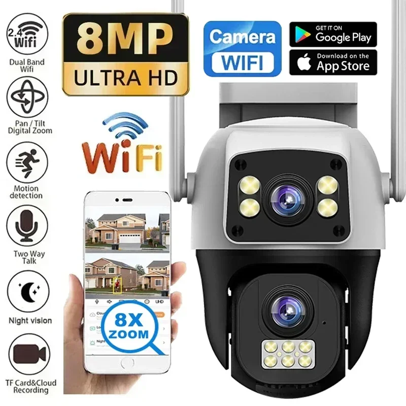 Smart Home Camera Ezviz - กล้อง 8MP 4G SIM WIFI เลนส์คู่