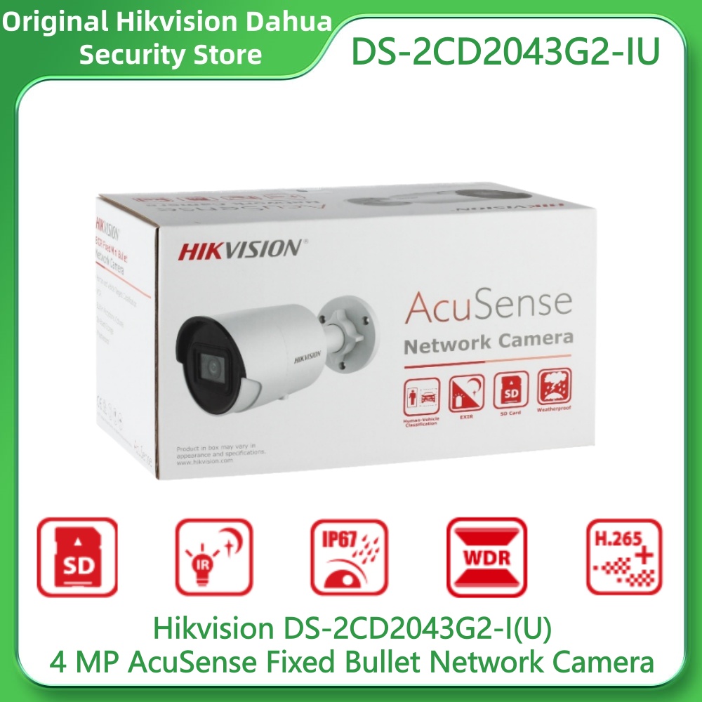 Smart Home Camera Ezviz - Hikvision DS-2CD2043G2-IU 4MP DS-2CD2083G2-IU 8MP AcuSense