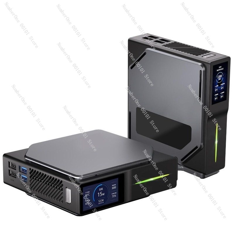 Smart Home For Pc - มินิคอมพิวเตอร์พร้อมจอแสดงผลอุณหภูมิอัจฉริยะ พีซีตั้งโต๊ะขนาดกะทัดรัด เงียบ เหมาะสำหรับการเรียน การทำงาน และการใช้งานสื่อ
