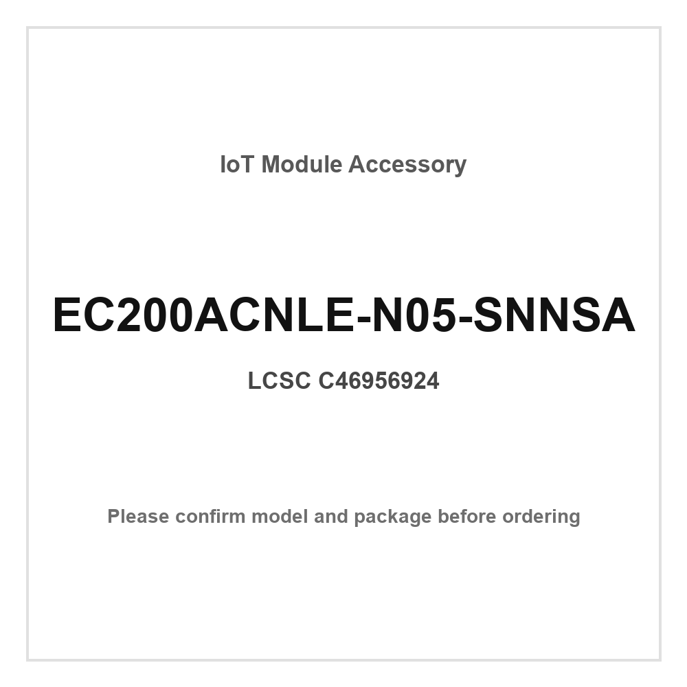 Smart Home Iot - 1 ชิ้น EC200ACNLE-N05-SNNSA I2C PCM SPI