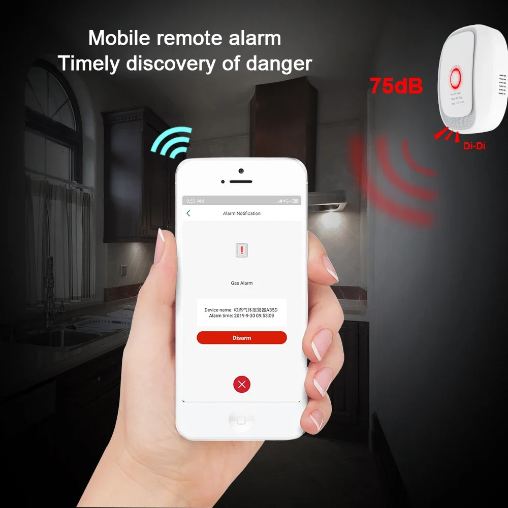 HEIMAN Zigbee Tuya เซ็นเซอร์ก๊ - Smart Home System บทวิจารณ์และราคา
