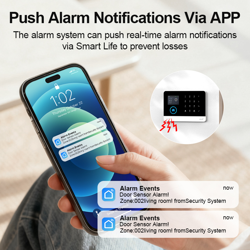 ระบบเตือนภัยบ้านอัจฉริยะ ทำงาน - Smart Home Keyboard บทวิจารณ์และราคา