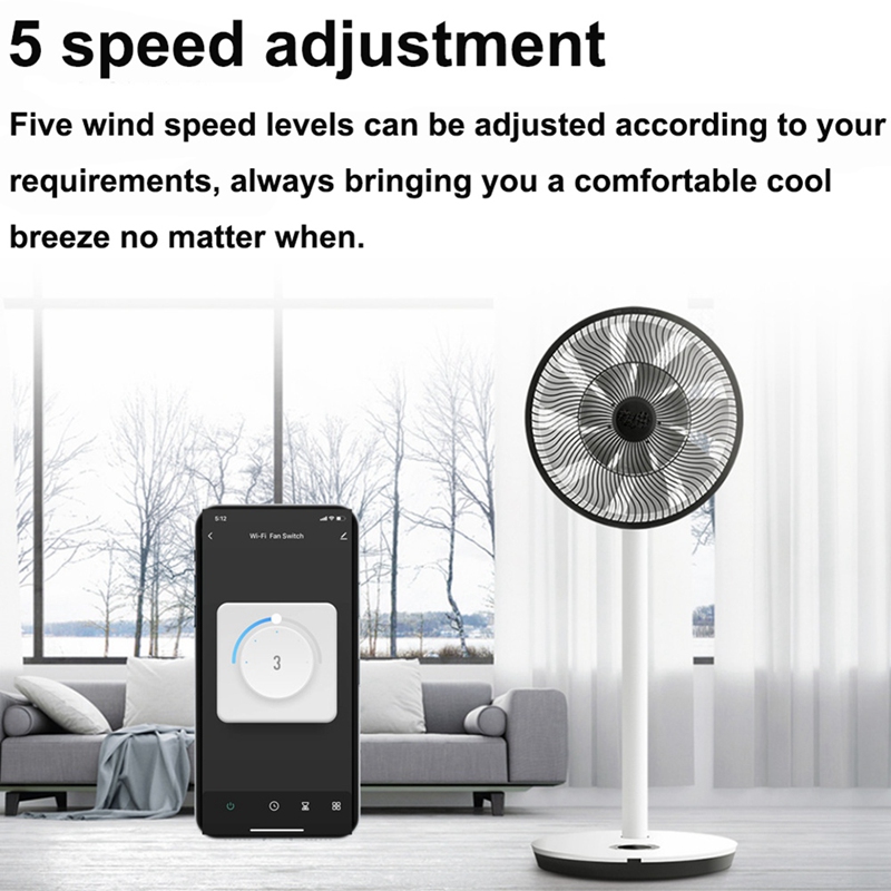 สวิตช์พัดลมอัจฉริยะ Wifi ควบคุ - Smart Home Wifi บทวิจารณ์และราคา