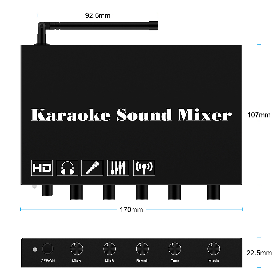 HDMI เครื่องเล่นคาราโอเกะมิกเซ - Smart Home Theater บทวิจารณ์และราคา
