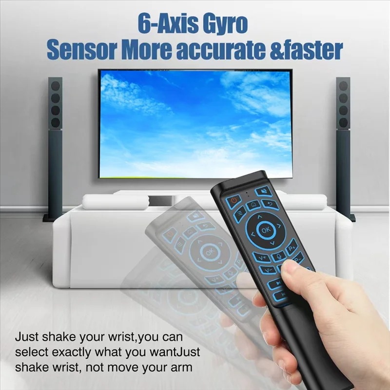 Air Mouse รีโมทคอนโทรล Gyrosco - Smart Home Keyboard บทวิจารณ์และราคา