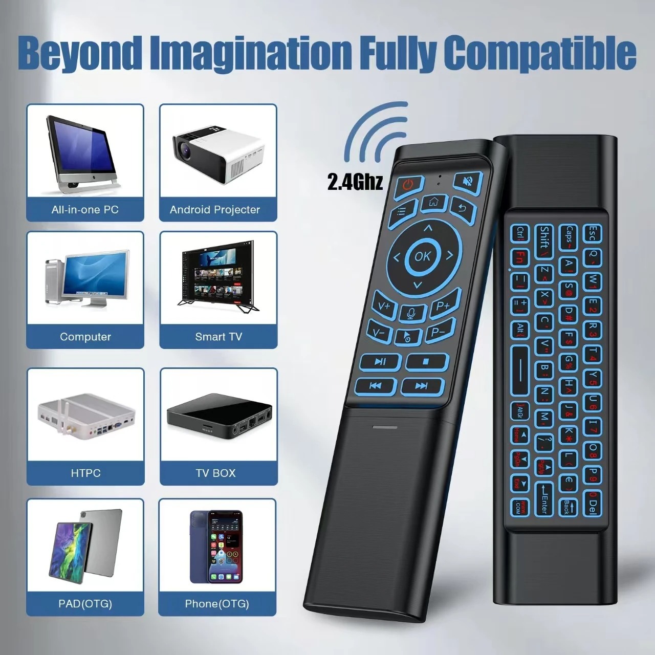 Air Mouse รีโมทคอนโทรล Gyrosco - Smart Home Keyboard บทวิจารณ์และราคา
