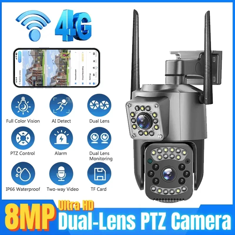 8MP WIFI IP กล้อง 4K PTZ Dual  - Smart Home Camera Ezviz บทวิจารณ์และราคา