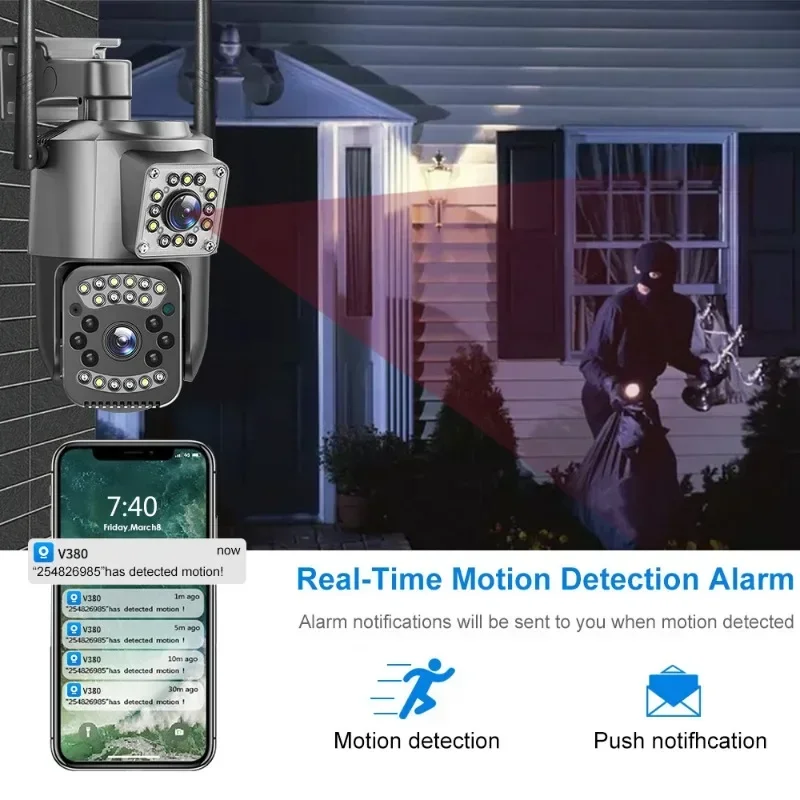 8MP WIFI IP กล้อง 4K PTZ Dual  - Smart Home Camera Ezviz บทวิจารณ์และราคา