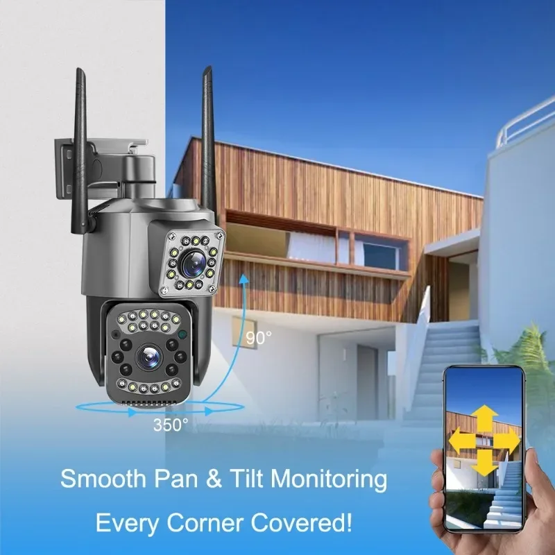 8MP WIFI IP กล้อง 4K PTZ Dual  - Smart Home Camera Ezviz บทวิจารณ์และราคา