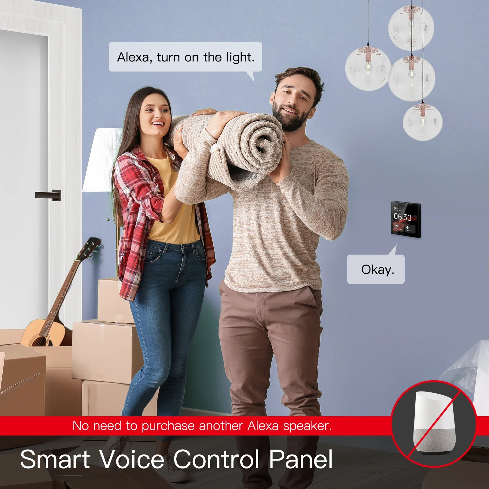 แผงควบคุมหน้าจอสัมผัสอเนกประสง - Smart Home Interior บทวิจารณ์และราคา