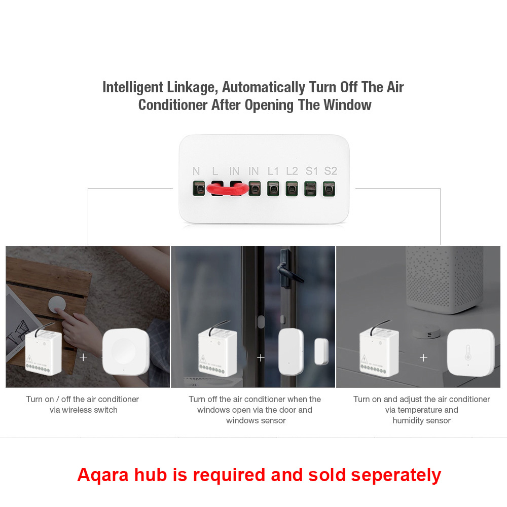 โมดูลควบคุมอัจฉริยะ Aqara แบบส - Smart Home Yeelight บทวิจารณ์และราคา
