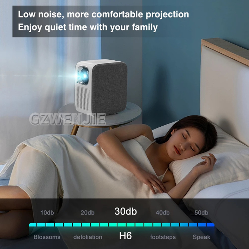 H6 มินิโปรเจคเตอร์ LED 1080P ฟ - Smart Home Theater บทวิจารณ์และราคา