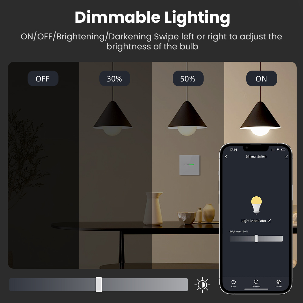 AVATTO WiFi 1/2 Gang Smart Dim - Smart Home Panel บทวิจารณ์และราคา