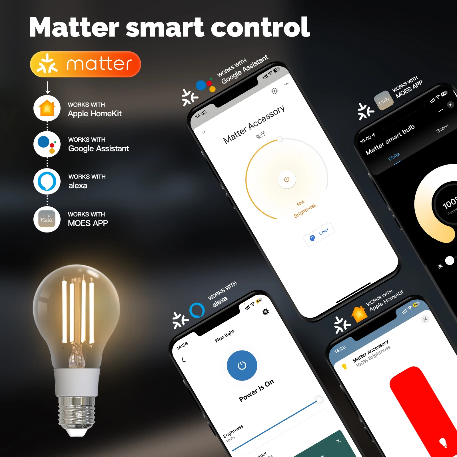 MOES TUYA สมาร์ทหลอดไฟ LED หลอ - Smart Bulb บทวิจารณ์และราคา