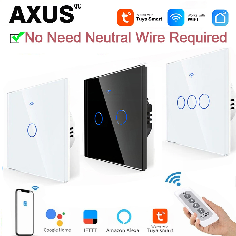 AXUS EU WiFi สวิตช์ไฟอัจฉริยะไ - Smart Home Google Assistant บทวิจารณ์และราคา