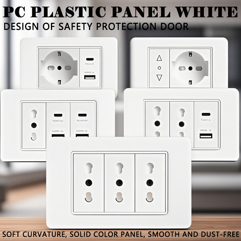 118 PC พลาสติกแผงซ็อกเก็ต USB  - Smart Home For Pc บทวิจารณ์และราคา