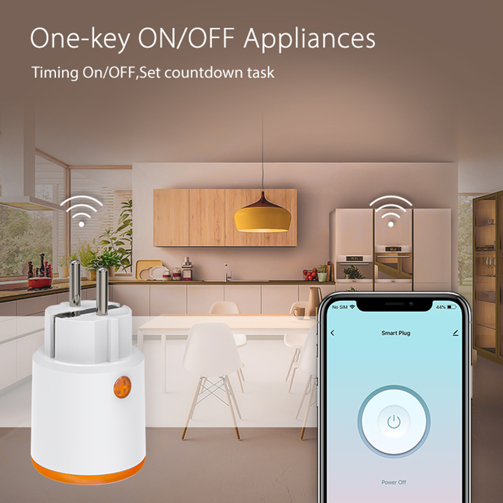 สมาร์ท Zigbee ปลั๊ก 3680W 16A  - Smart Home Wiser บทวิจารณ์และราคา