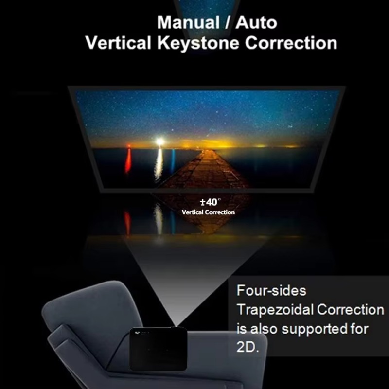 โปรเจคเตอร์โฮมเธียเตอร์พกพา WO - Smart Home Theater บทวิจารณ์และราคา