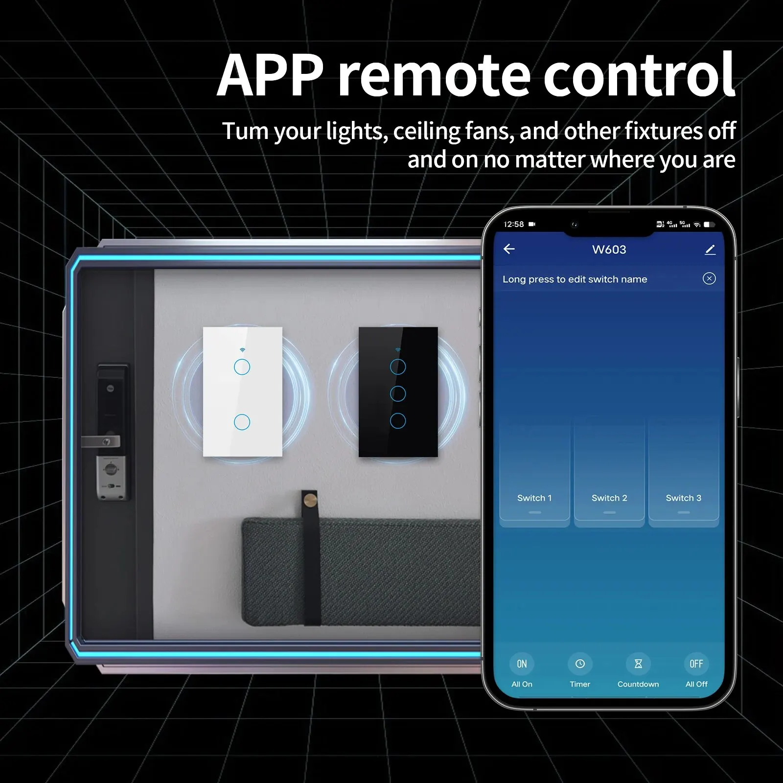 Tnce Tuya สวิตช์ไฟอัจฉริยะ wif - Smart Home System บทวิจารณ์และราคา