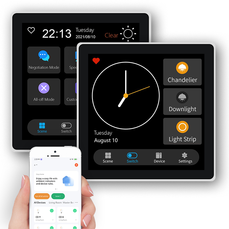 FUERS หน้าจอสัมผัสขนาด 4 นิ้วส - Smart Home Panel บทวิจารณ์และราคา
