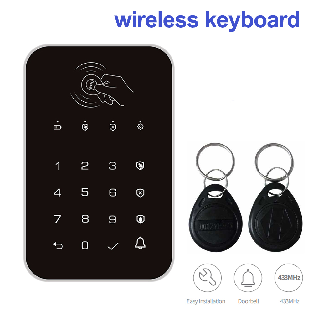 ไร้สาย 433MHz คีย์บอร์ด Touch  - Smart Home Keyboard บทวิจารณ์และราคา