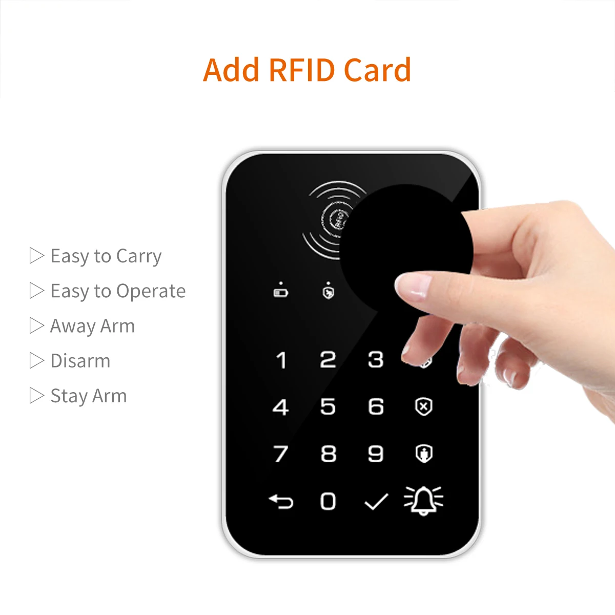 ไร้สาย 433MHz คีย์บอร์ด Touch  - Smart Home Keyboard บทวิจารณ์และราคา