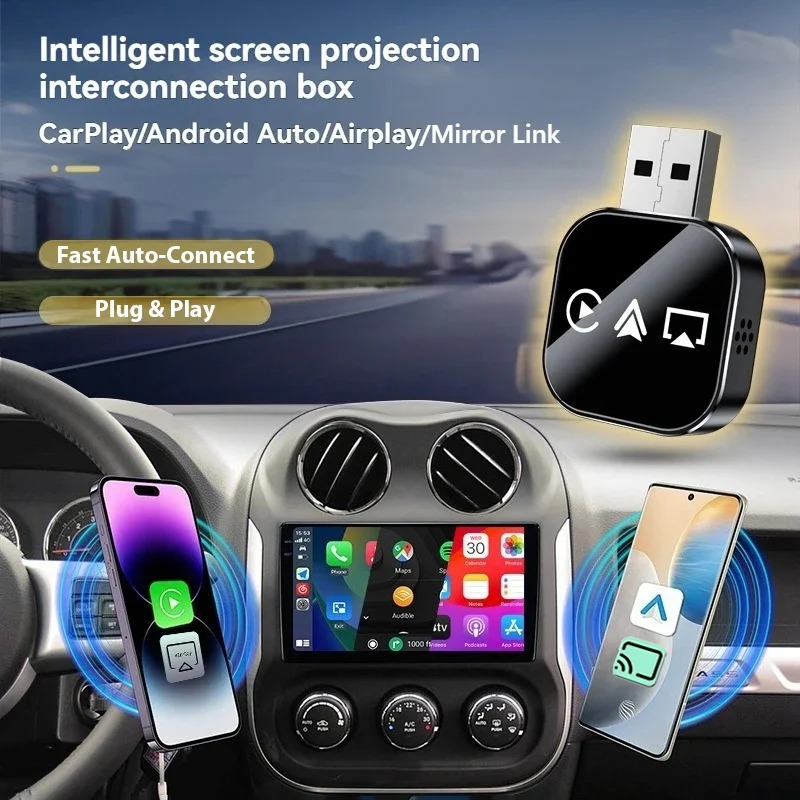 อะแดปเตอร์ CarPlay ไร้สายอัจฉร - Smart Home Iot บทวิจารณ์และราคา