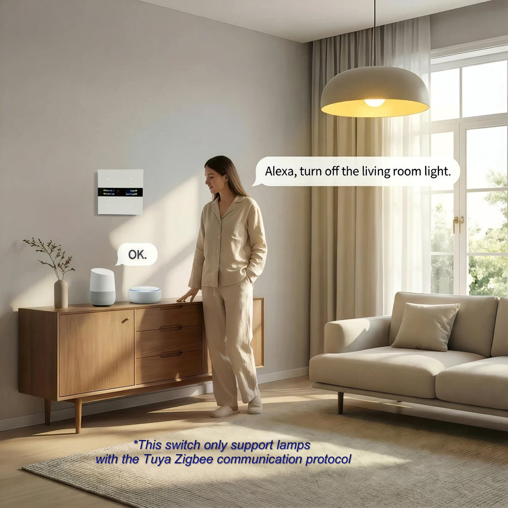 แผงสวิตช์อัจฉริยะ M8 Pro Zigbe - Smart Home Panel บทวิจารณ์และราคา