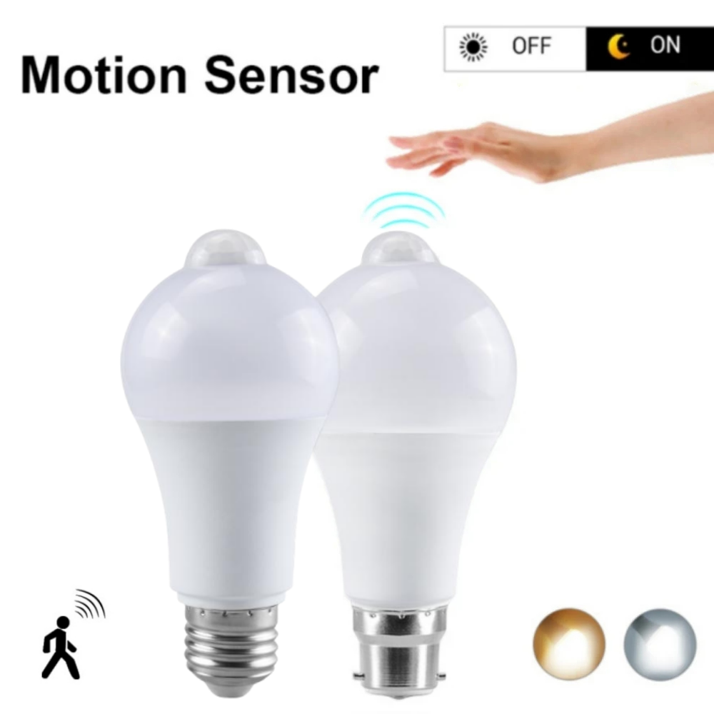 PIR Motion Sensor หลอดไฟ LED 1 - Smart Bulb บทวิจารณ์และราคา