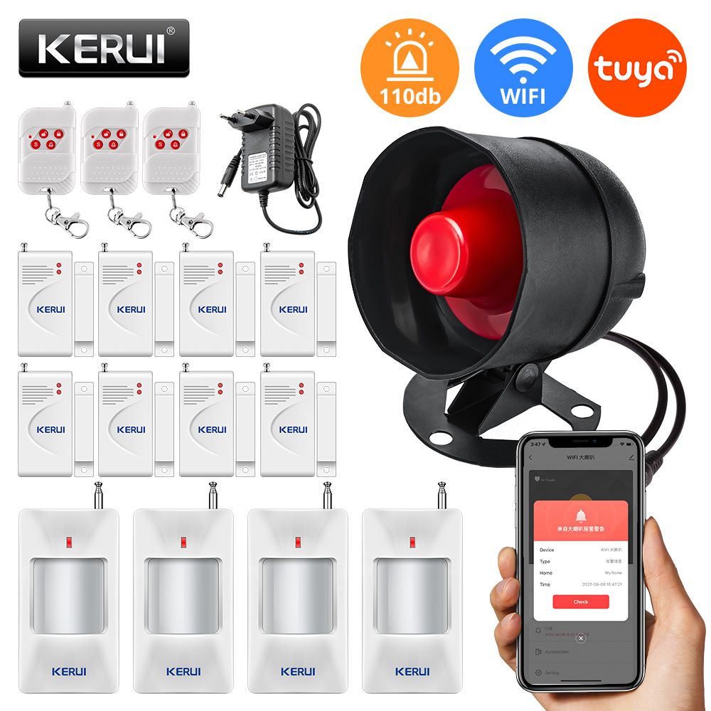 Kerui Tuya ไซเรนความปลอดภัยในบ - Smart Home Speaker บทวิจารณ์และราคา
