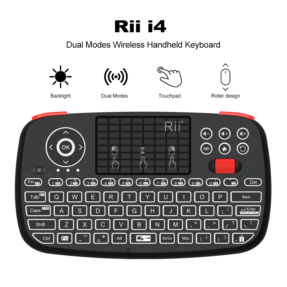 คีย์บอร์ดไร้สาย Rii I4 Mini BT - Smart Home Keyboard บทวิจารณ์และราคา
