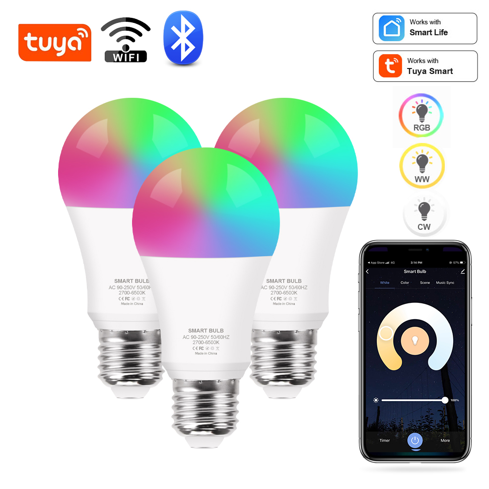 Tuya Wifi/บลูทูธสมาร์ทหลอดไฟAl - Smart Bulb บทวิจารณ์และราคา