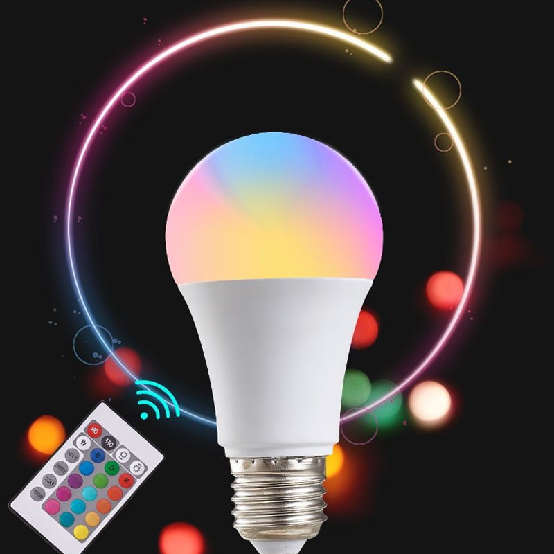 หลอดไฟ LED RGB 16 สี หลอดไฟหลา - Smart Bulb บทวิจารณ์และราคา