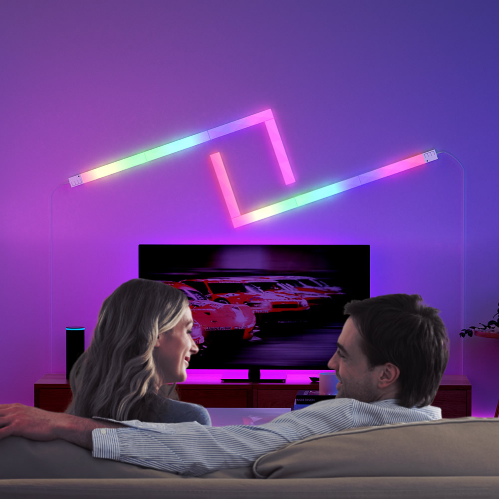ไฟ LED แถบสี RGB สำหรับตกแต่งห - Smart Home Panel บทวิจารณ์และราคา