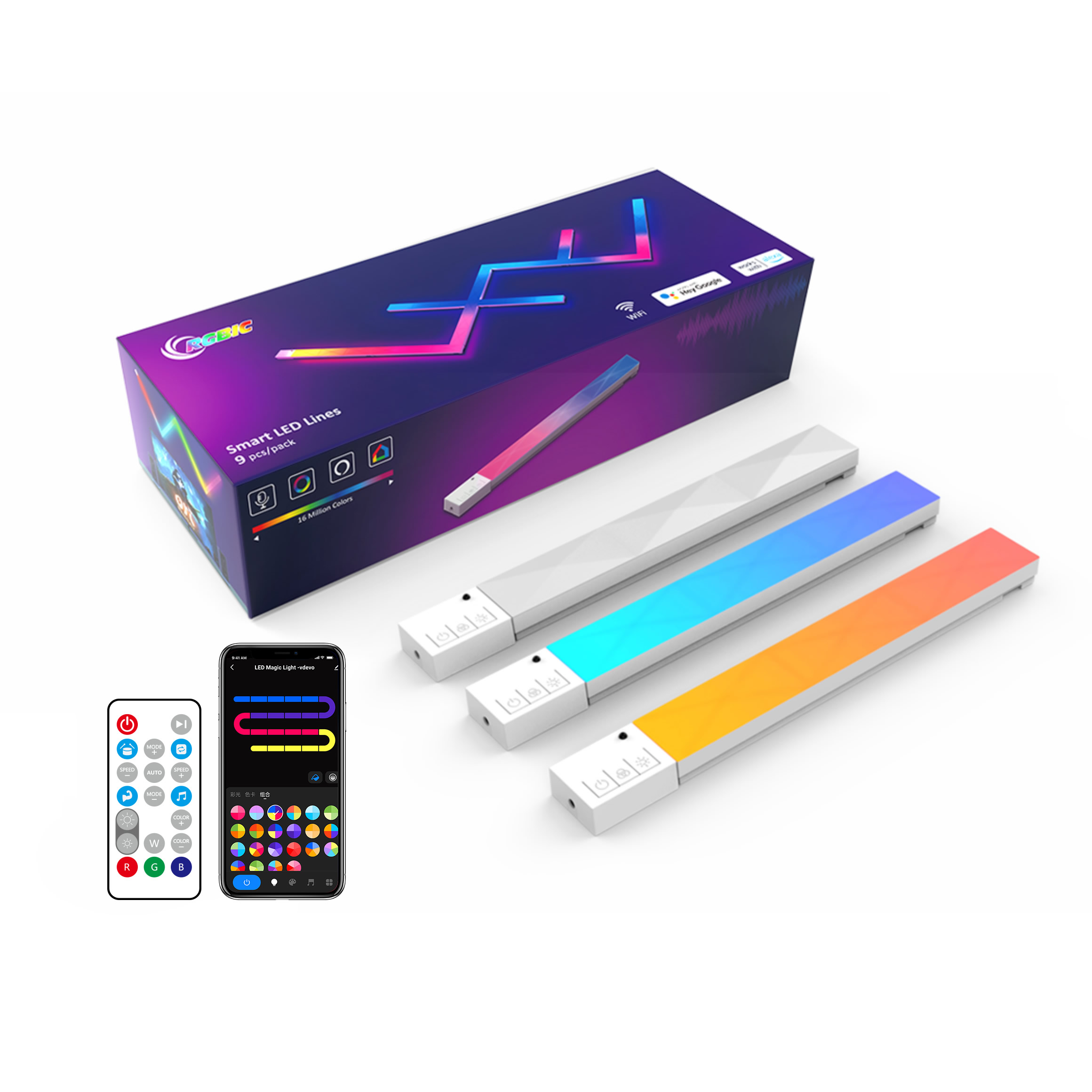 ไฟ LED แถบสี RGB สำหรับตกแต่งห - Smart Home Panel บทวิจารณ์และราคา