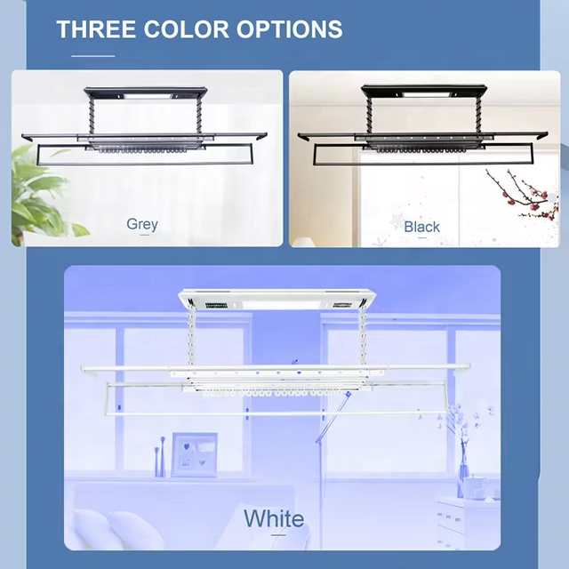 ราวตากผ้าไฟฟ้าอัจฉริยะแบบพับเก - Smart Home Wifi บทวิจารณ์และราคา