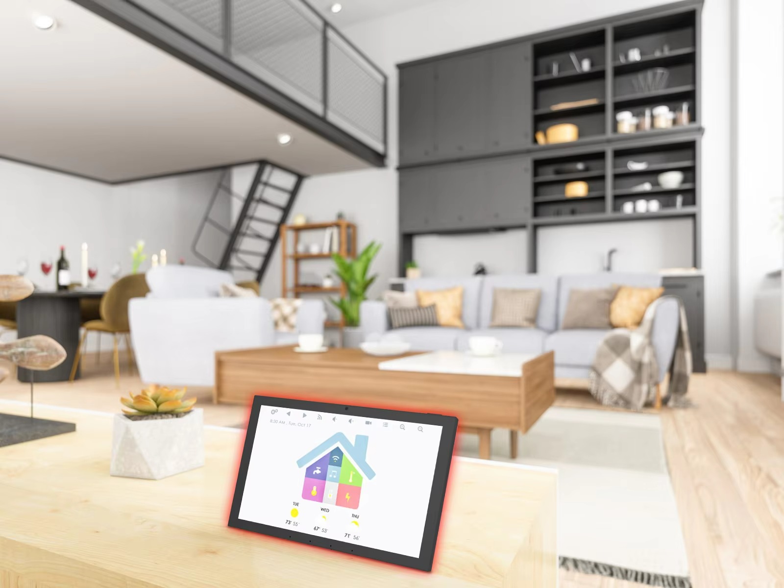 แผงควบคุมบ้านอัจฉริยะระบบแอนดร - Smart Home Panel บทวิจารณ์และราคา
